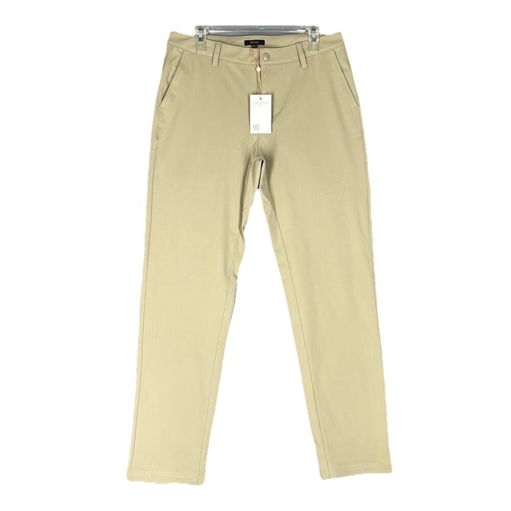 QUINCE Pants Mens 32X32 Beige Pro Tech Golf Pant Beige Stretch Athletic Preppy